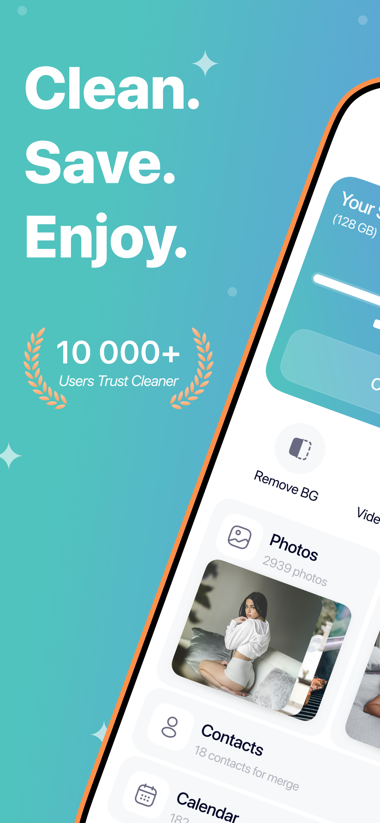 Nuvix Cleaner app screenshot